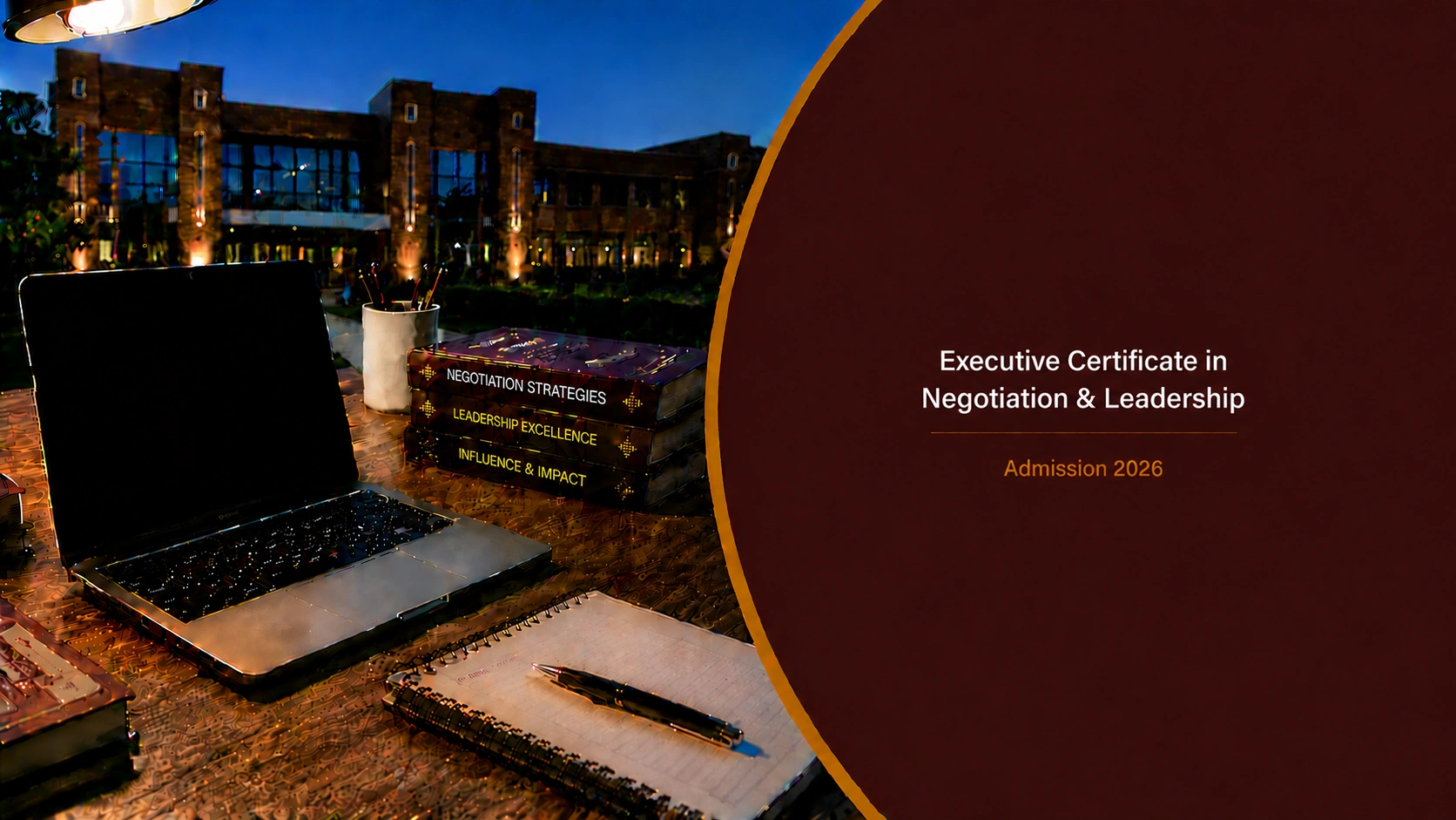 Executive Certificate in Negotiation & Leadership Admission 2026